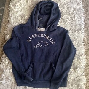 Abercrombie & Fitch Navy Blue Hoodie